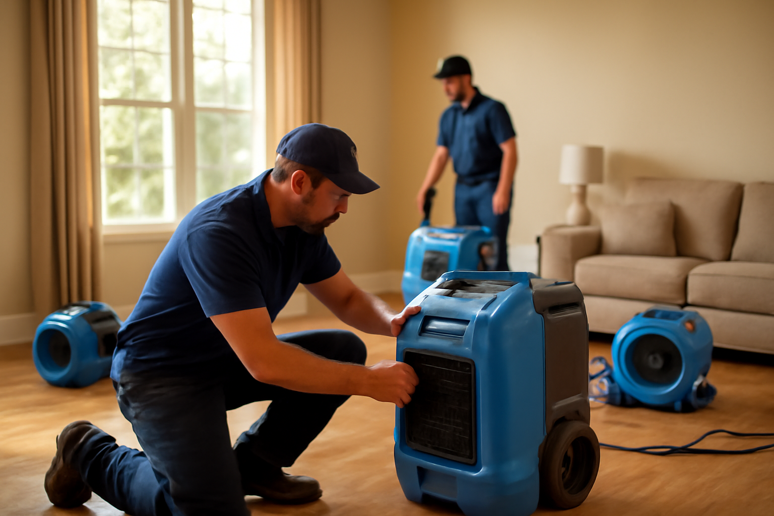 Water damage restoration service