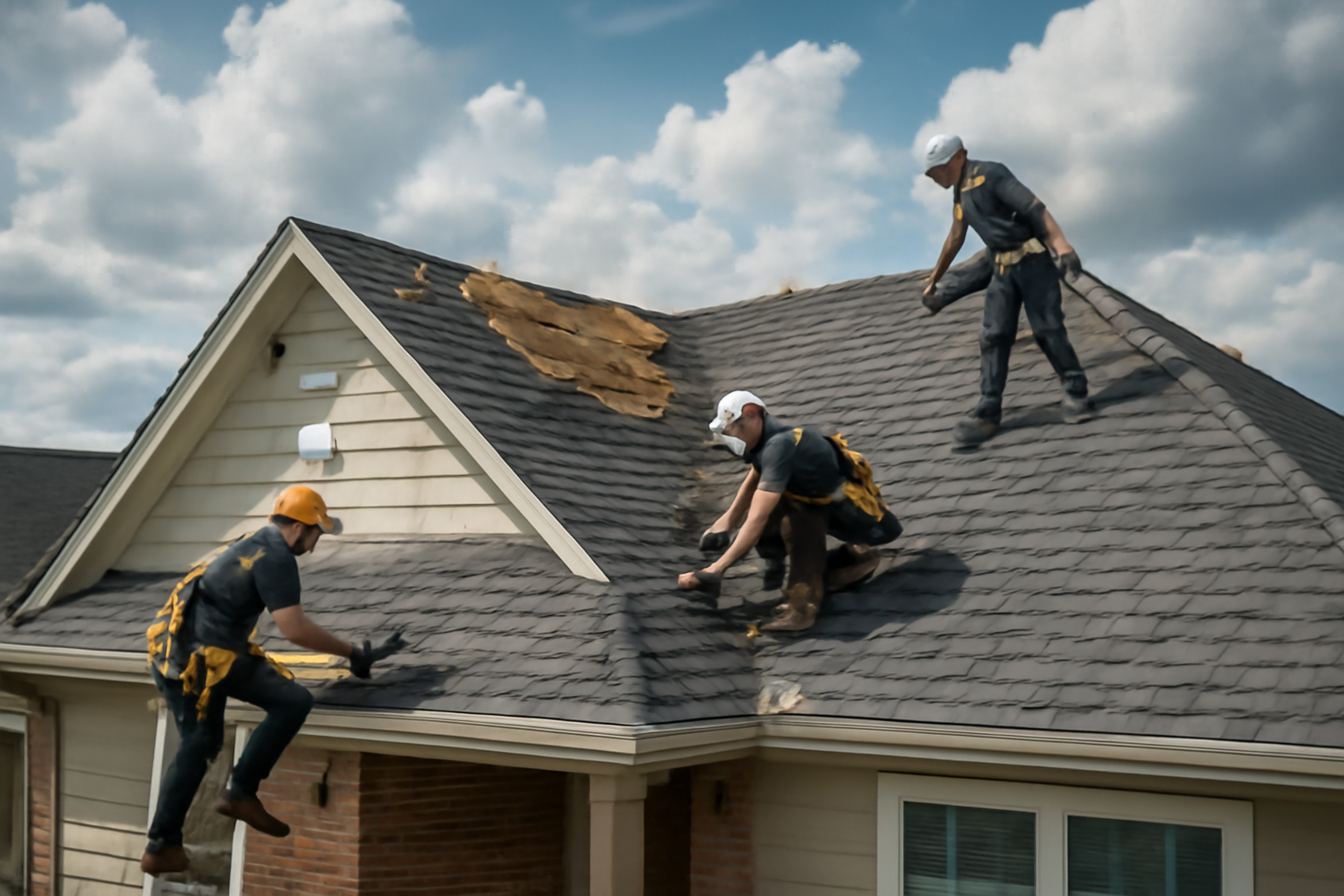 Storm damage repair service